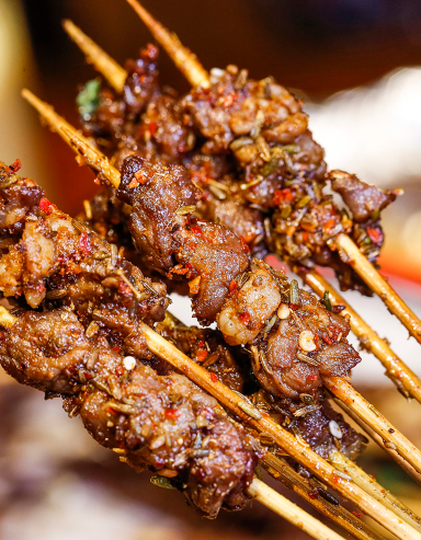 Beef Skewers ( 6 Sticks )