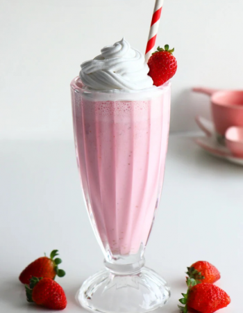 Strawberry Ice Cream Milkshake