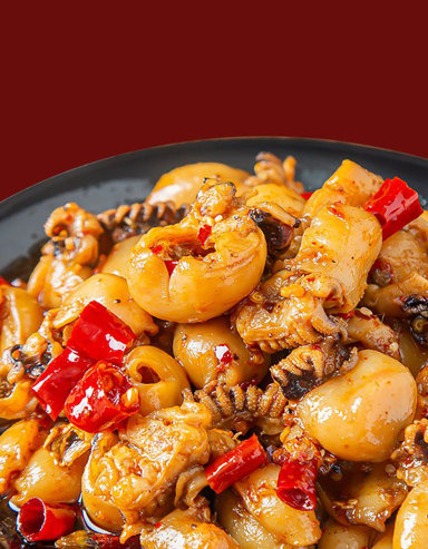 Stir-Fry Baby Cuttlefish