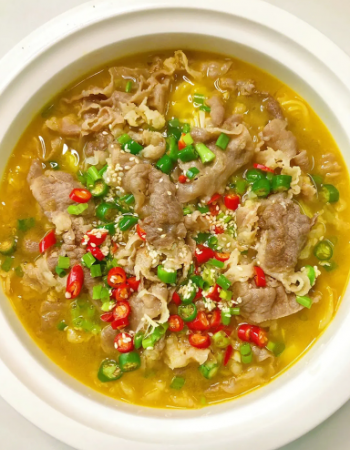 Beef Slice Golden Soup