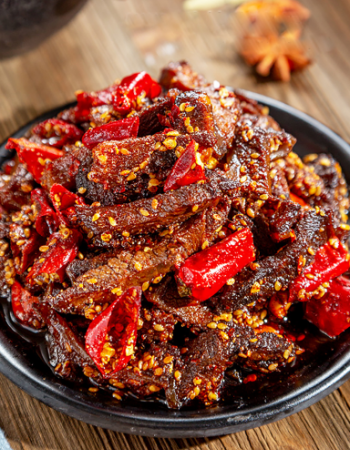 Spicy Beef Strips