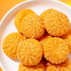 Crispy Pumpkin Cake ( Red Bean paste )