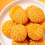 Crispy Pumpkin Cake ( Red Bean paste )